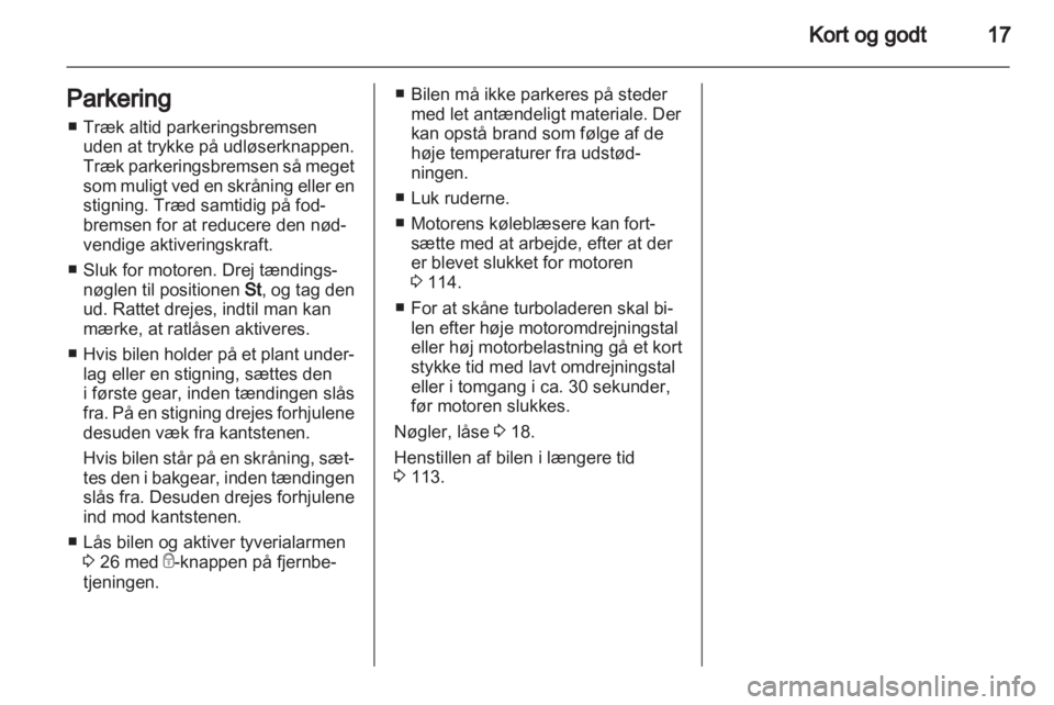 OPEL VIVARO 2012  Instruktionsbog (in Danish) 