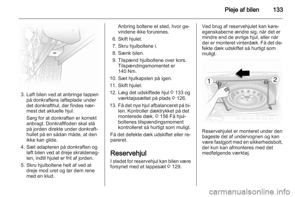 OPEL VIVARO 2013  Instruktionsbog (in Danish) 