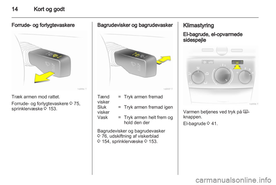 OPEL ZAFIRA 2010  Instruktionsbog (in Danish) 