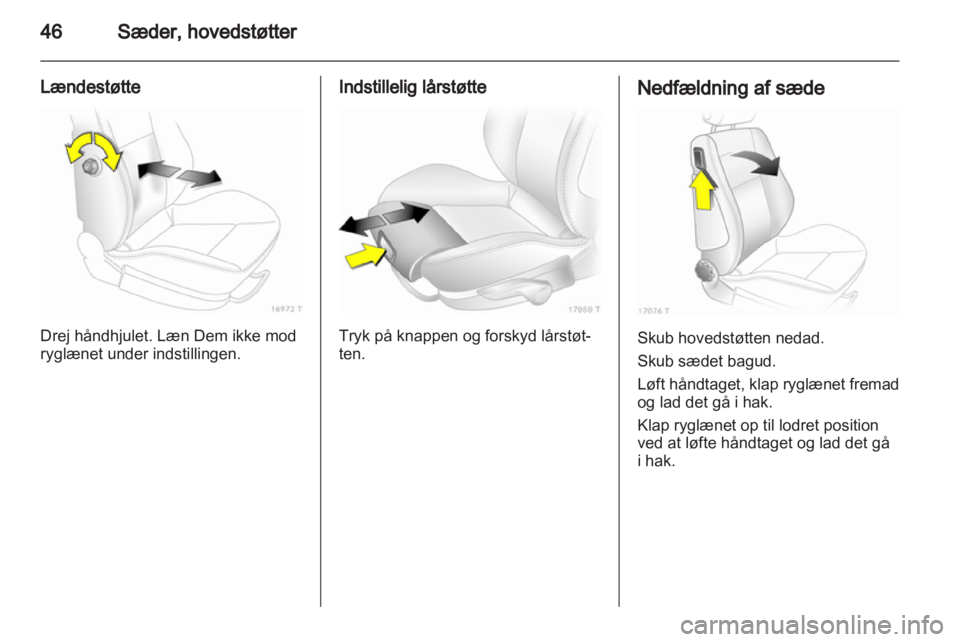 OPEL ZAFIRA 2010  Instruktionsbog (in Danish) 