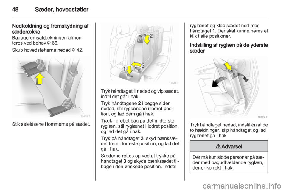 OPEL ZAFIRA 2010  Instruktionsbog (in Danish) 