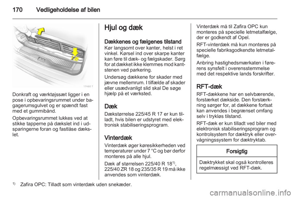 OPEL ZAFIRA 2010.5  Instruktionsbog (in Danish) 