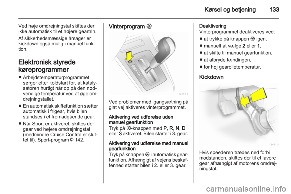 OPEL ZAFIRA 2011  Instruktionsbog (in Danish)  OPEL ZAFIRA 2011  Instruktionsbog (in Danish)