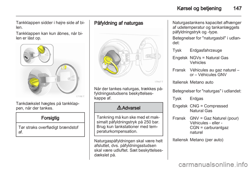 OPEL ZAFIRA 2011  Instruktionsbog (in Danish) 