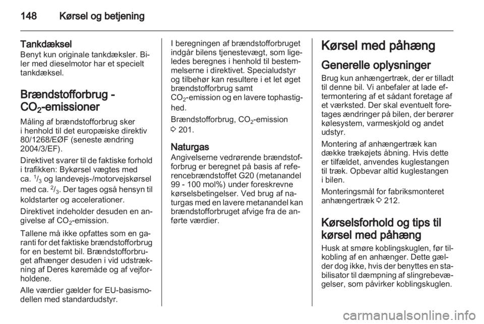 OPEL ZAFIRA 2011  Instruktionsbog (in Danish) 