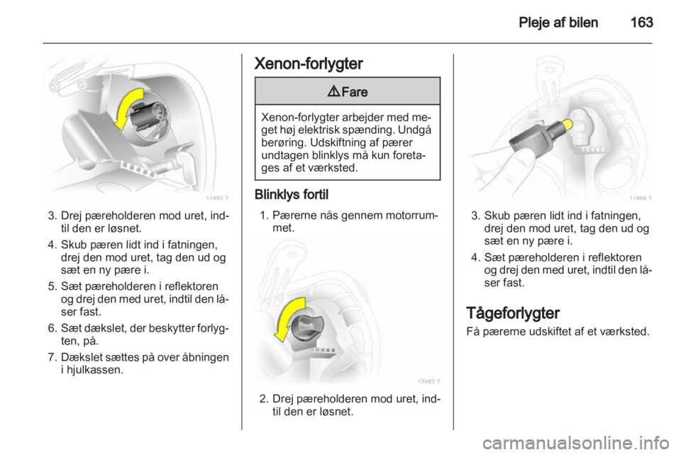 OPEL ZAFIRA 2011  Instruktionsbog (in Danish) 