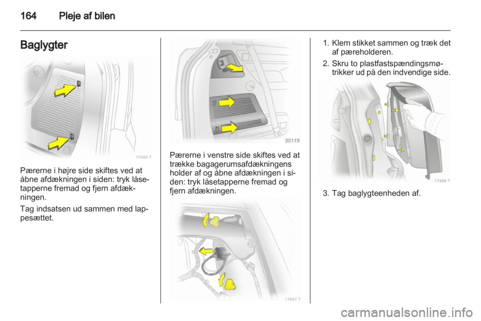 OPEL ZAFIRA 2011  Instruktionsbog (in Danish) 