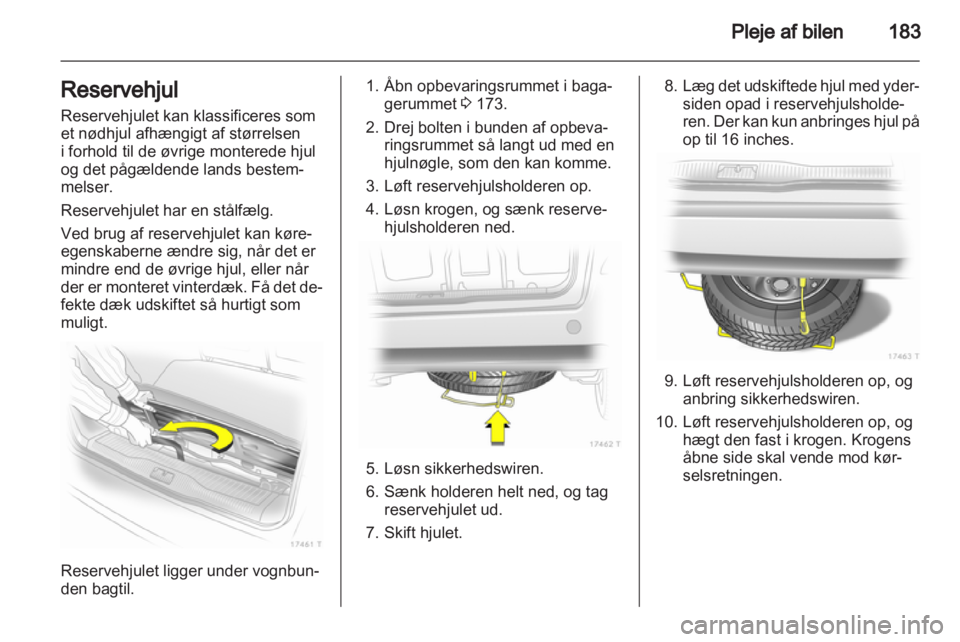 OPEL ZAFIRA 2011  Instruktionsbog (in Danish)  OPEL ZAFIRA 2011  Instruktionsbog (in Danish)