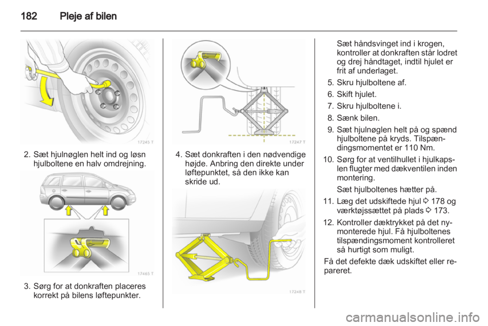 OPEL ZAFIRA 2011.5  Instruktionsbog (in Danish) 
