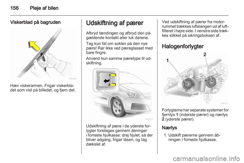 OPEL ZAFIRA 2012 Instruktionsbog (in Danish) OPEL ZAFIRA 2012 Instruktionsbog (in Danish)