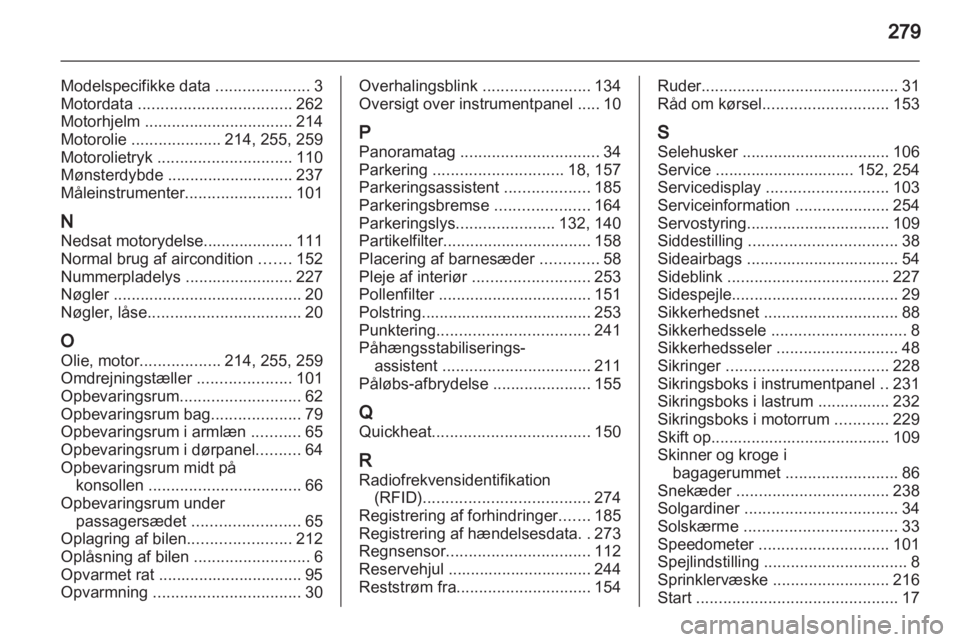 OPEL ZAFIRA TOURER 2013  Instruktionsbog (in Danish) 