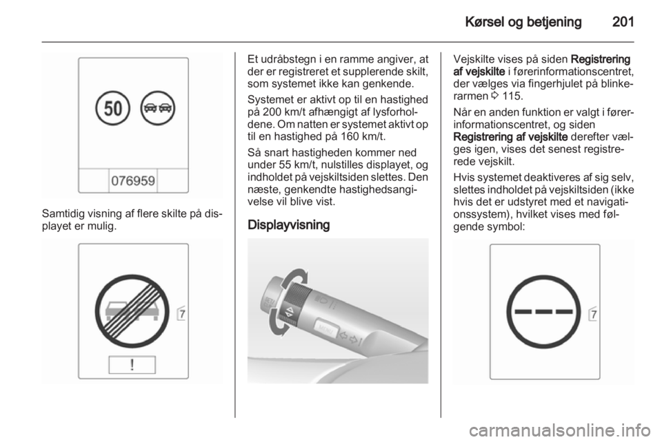 OPEL ZAFIRA TOURER 2013.5  Instruktionsbog (in Danish) 