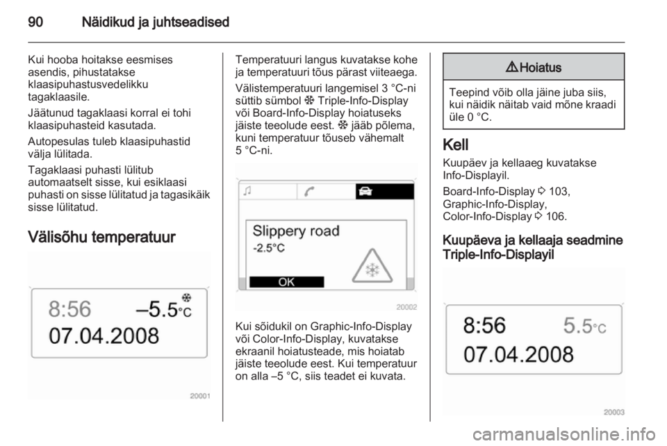 OPEL ASTRA H 2012  Omaniku käsiraamat (in Estonian) 