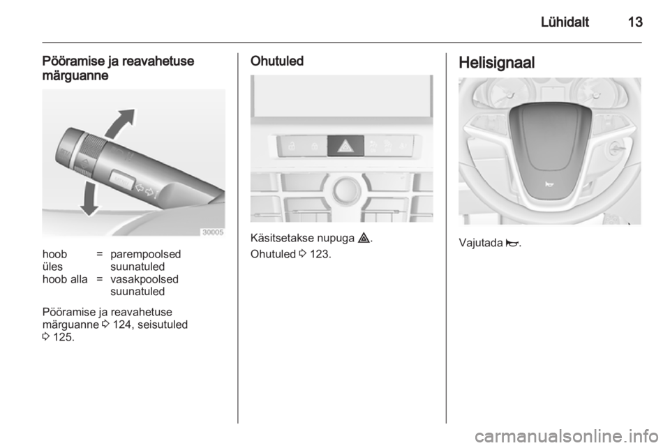 OPEL ASTRA J 2011.5  Omaniku käsiraamat (in Estonian) 