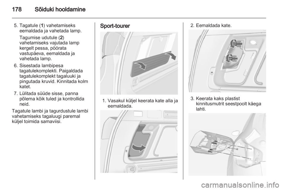 OPEL ASTRA J 2011.5  Omaniku käsiraamat (in Estonian) 