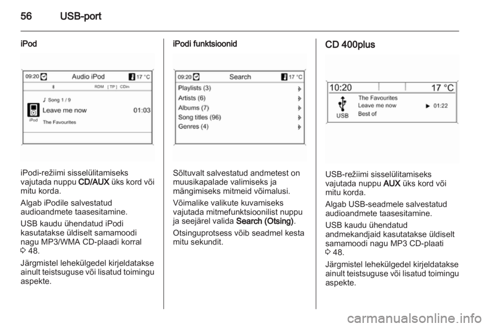 OPEL CASCADA 2013.5  Infotainment-süsteemi juhend (in Estonian) 