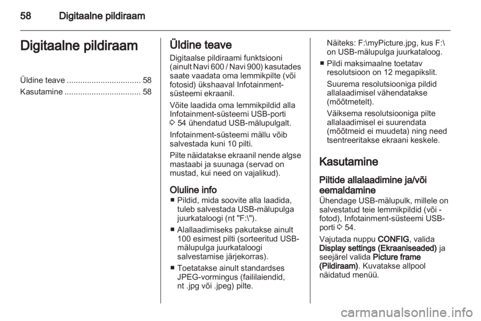 OPEL CASCADA 2013.5  Infotainment-süsteemi juhend (in Estonian) 