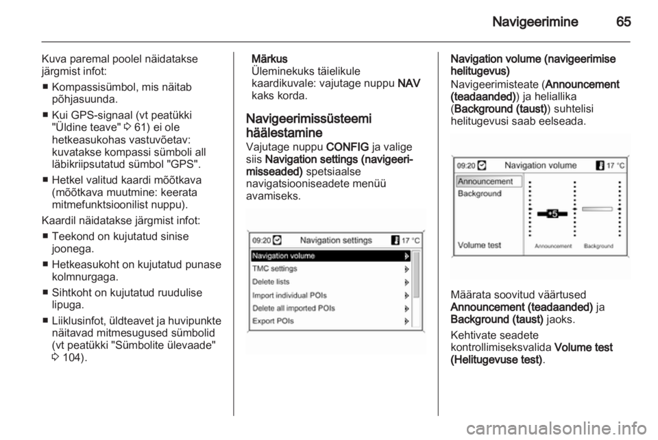 OPEL CASCADA 2013.5  Infotainment-süsteemi juhend (in Estonian) 