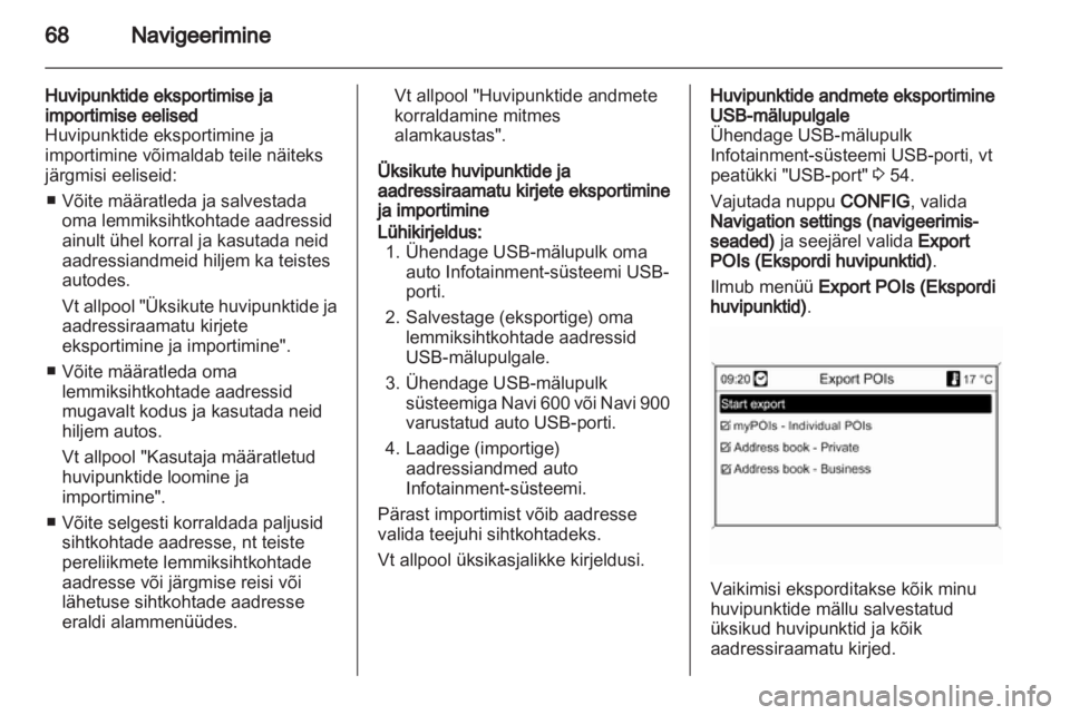 OPEL CASCADA 2013.5  Infotainment-süsteemi juhend (in Estonian) 