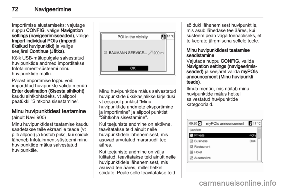 OPEL CASCADA 2013.5  Infotainment-süsteemi juhend (in Estonian) 