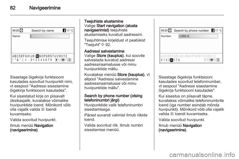 OPEL CASCADA 2013.5  Infotainment-süsteemi juhend (in Estonian) 
