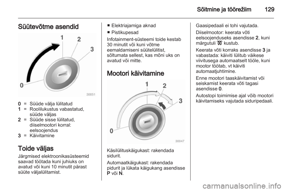 OPEL CASCADA 2013.5 Omaniku käsiraamat (in Estonian) OPEL CASCADA 2013.5 Omaniku käsiraamat (in Estonian)
