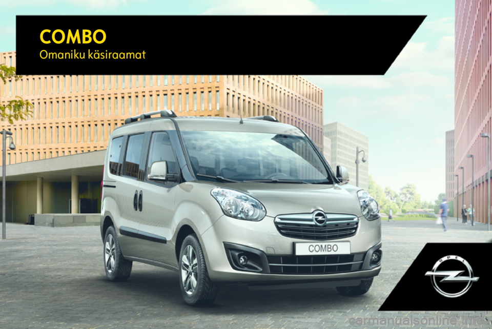 OPEL COMBO D 2017.5  Omaniku käsiraamat (in Estonian) 