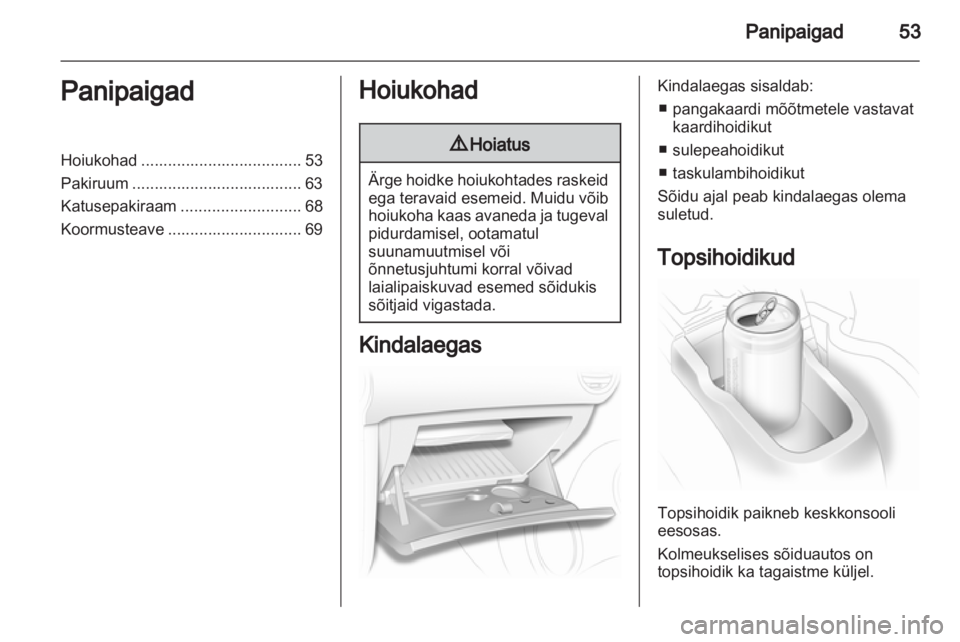OPEL CORSA 2013.5  Omaniku käsiraamat (in Estonian) 