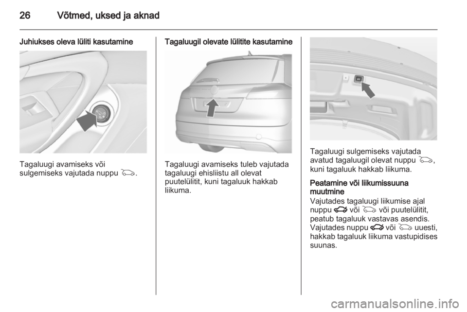 OPEL INSIGNIA 2010.5 Omaniku käsiraamat (in Estonian) OPEL INSIGNIA 2010.5 Omaniku käsiraamat (in Estonian)