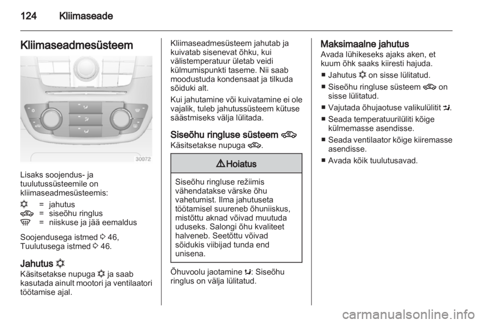 OPEL INSIGNIA 2011  Omaniku käsiraamat (in Estonian) 
