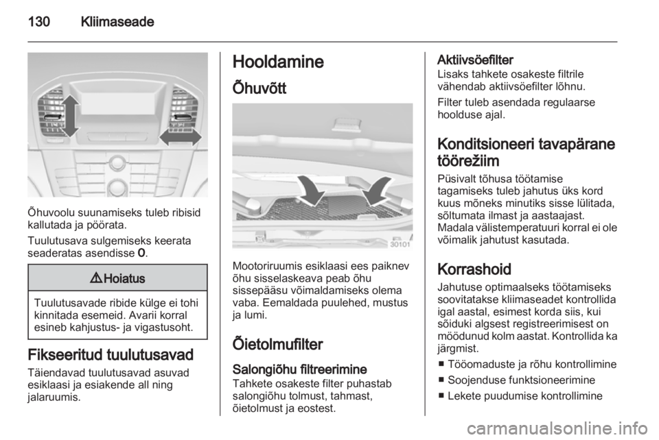 OPEL INSIGNIA 2011  Omaniku käsiraamat (in Estonian) 
