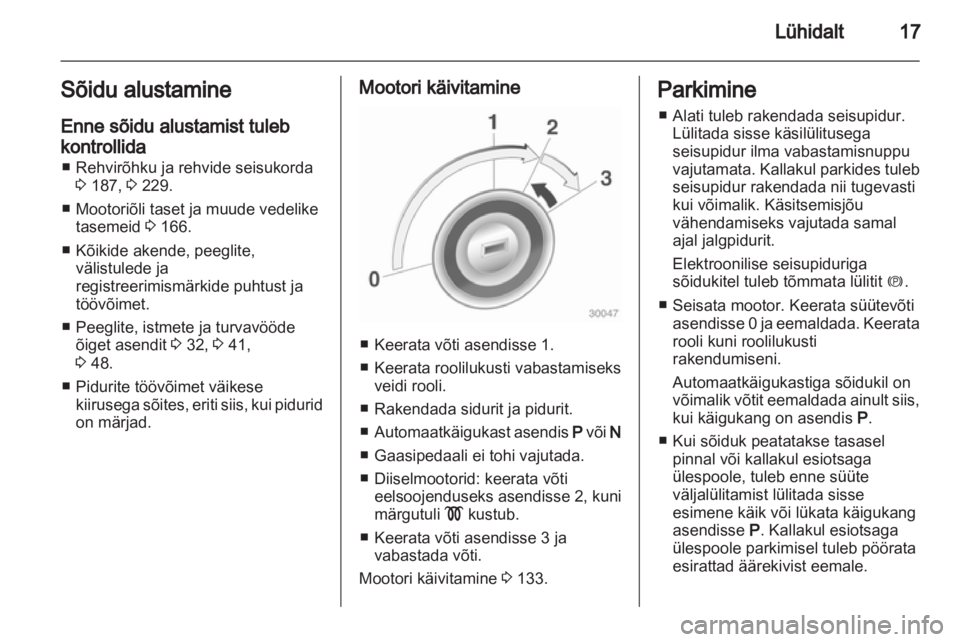 OPEL INSIGNIA 2011  Omaniku käsiraamat (in Estonian) 