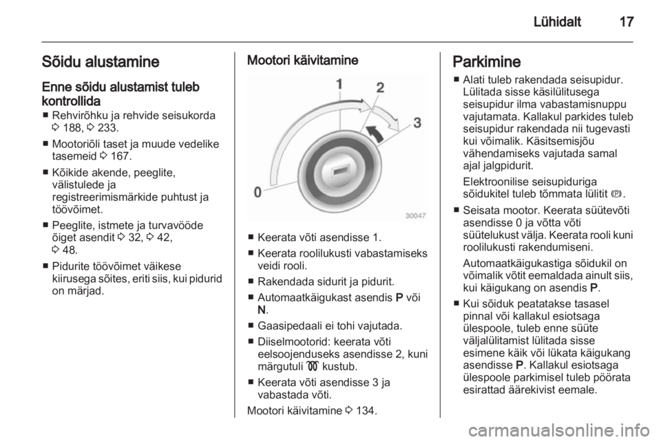 OPEL INSIGNIA 2011.5  Omaniku käsiraamat (in Estonian) 