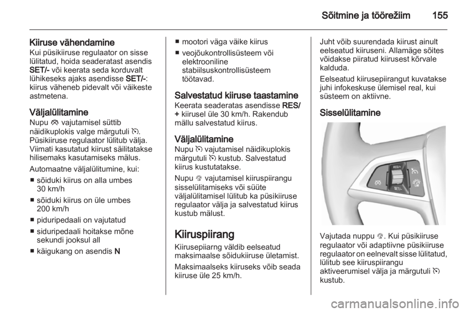 OPEL INSIGNIA 2012.5  Omaniku käsiraamat (in Estonian) 