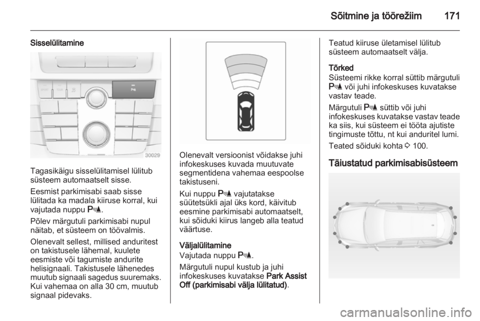 OPEL INSIGNIA 2012.5  Omaniku käsiraamat (in Estonian) 