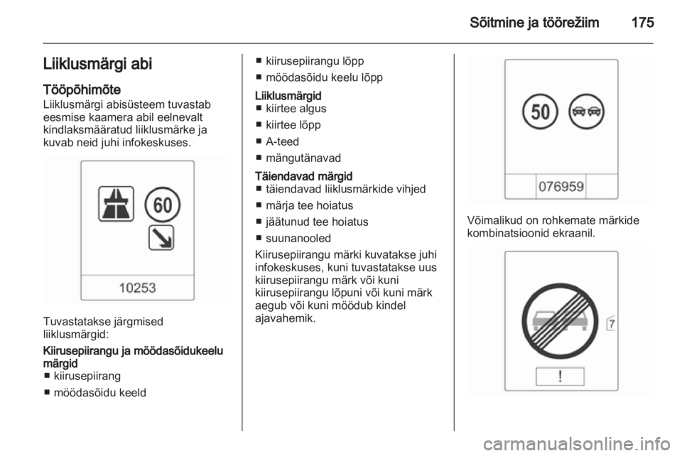 OPEL INSIGNIA 2012.5  Omaniku käsiraamat (in Estonian) 