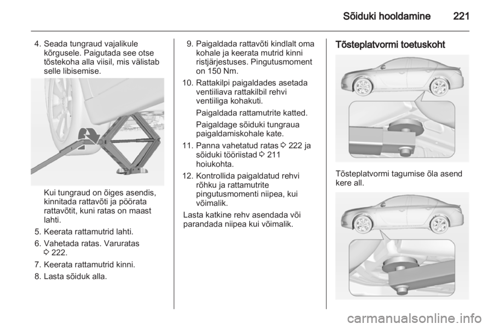 OPEL INSIGNIA 2012.5  Omaniku käsiraamat (in Estonian) 