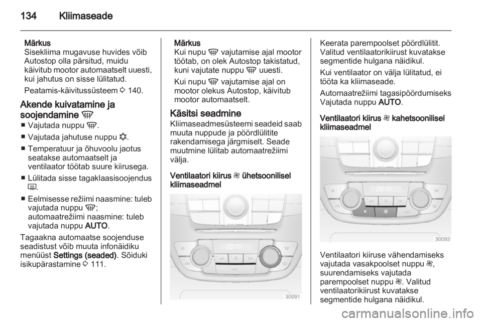 OPEL INSIGNIA 2013  Omaniku käsiraamat (in Estonian) 