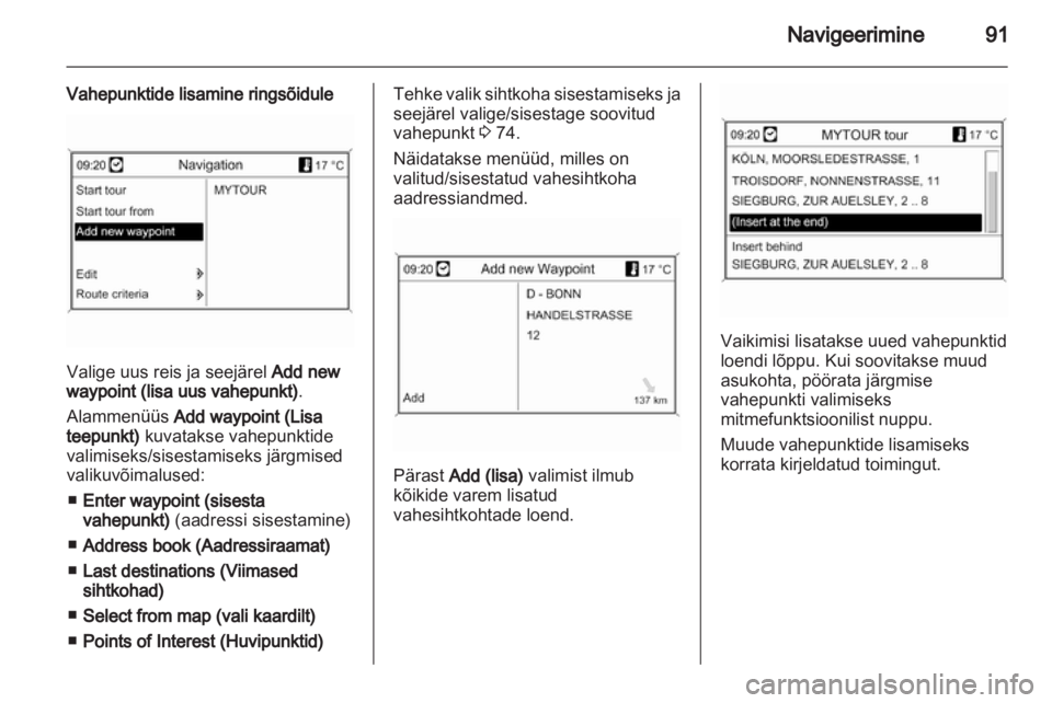 OPEL INSIGNIA 2013.5  Infotainment-süsteemi juhend (in Estonian) 