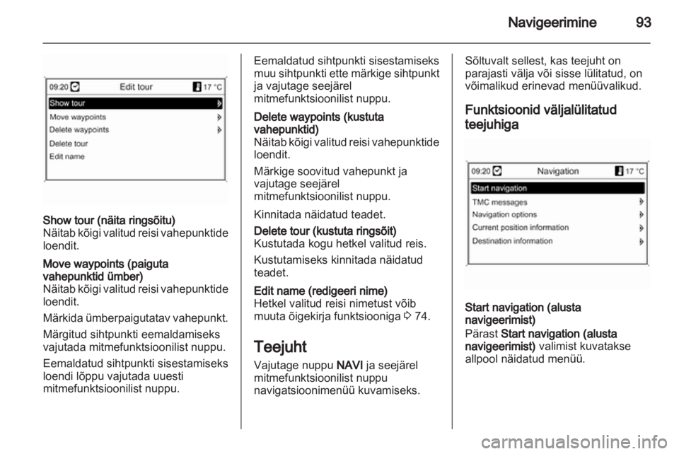 OPEL INSIGNIA 2013.5  Infotainment-süsteemi juhend (in Estonian) 