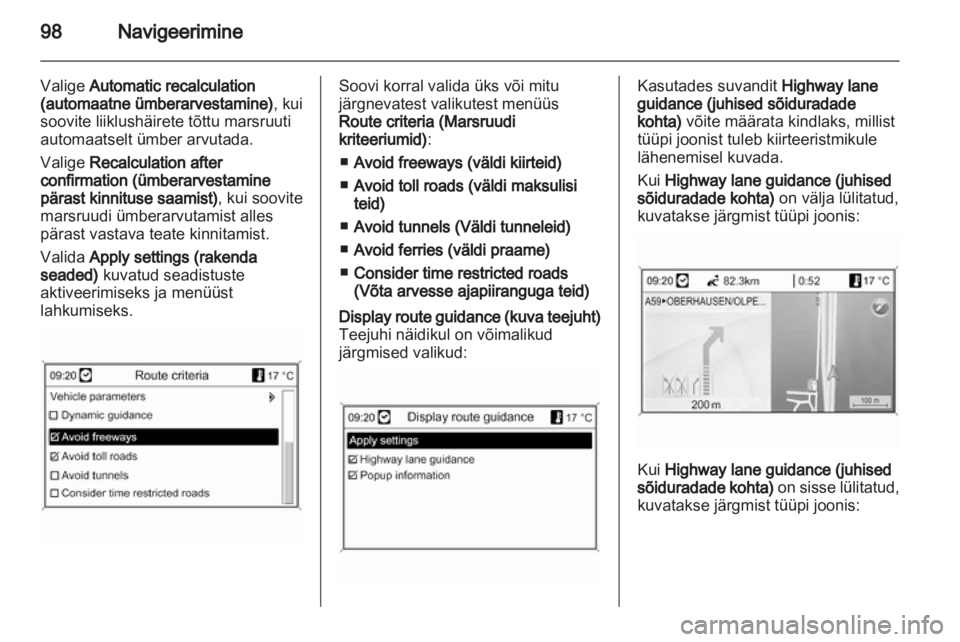 OPEL INSIGNIA 2013.5  Infotainment-süsteemi juhend (in Estonian) 
