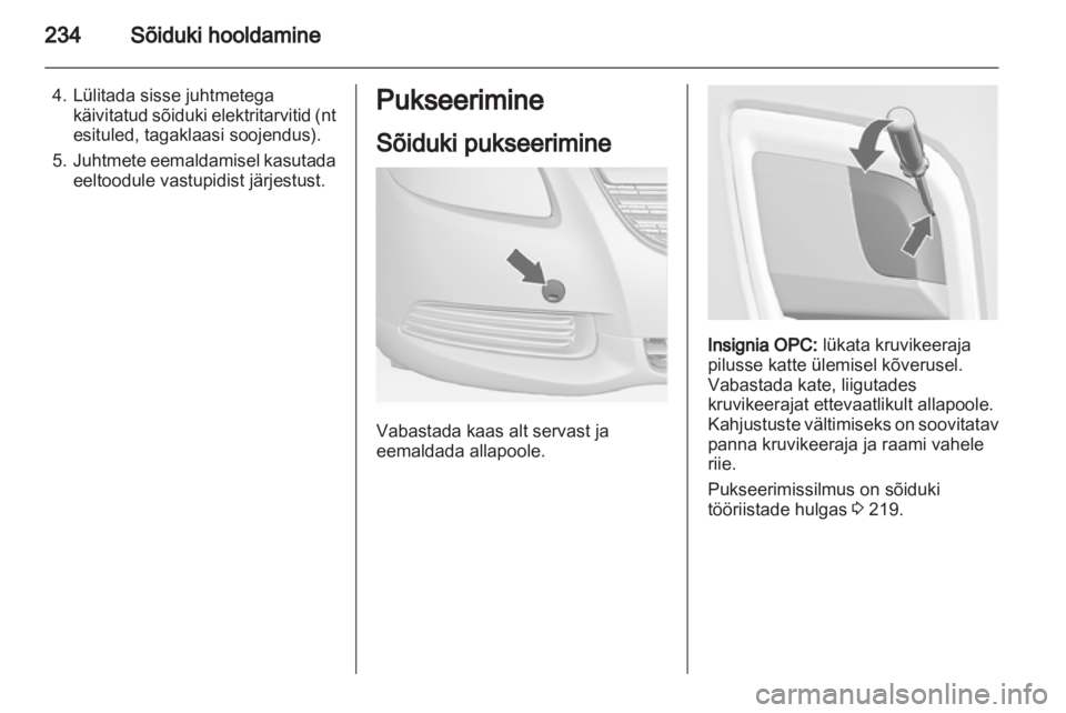 OPEL INSIGNIA 2013.5  Omaniku käsiraamat (in Estonian) 