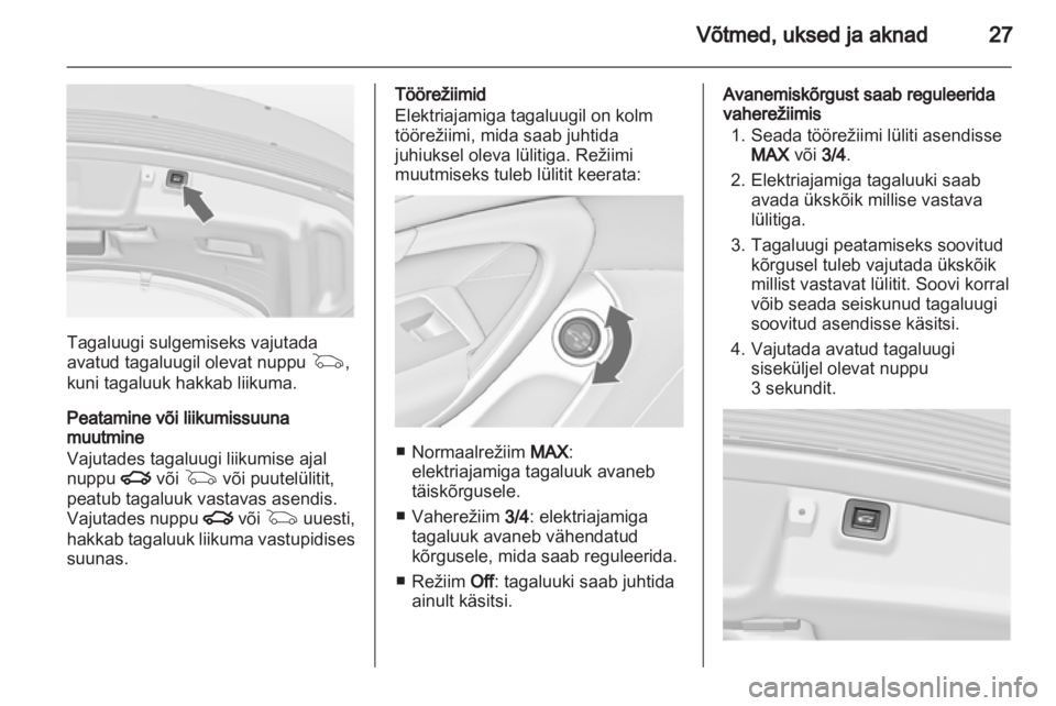 OPEL INSIGNIA 2013.5  Omaniku käsiraamat (in Estonian) 