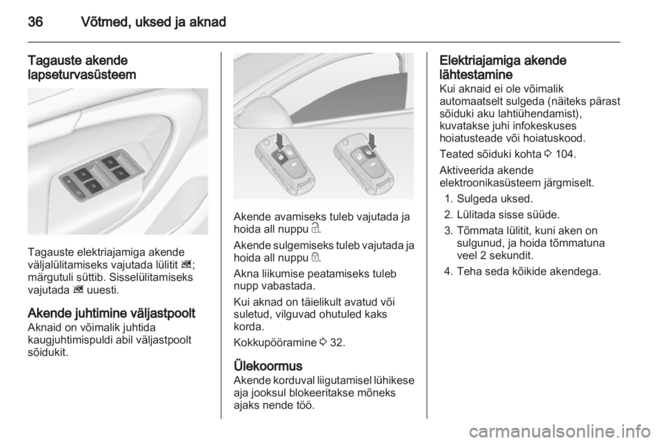 OPEL INSIGNIA 2013.5  Omaniku käsiraamat (in Estonian) 