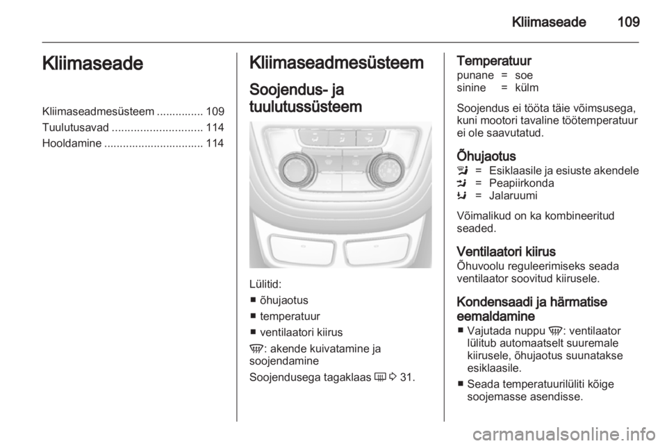 OPEL MOKKA 2013  Omaniku käsiraamat (in Estonian) 