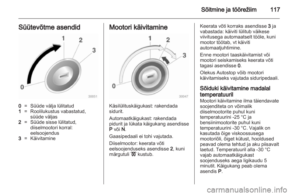 OPEL MOKKA 2013  Omaniku käsiraamat (in Estonian) 