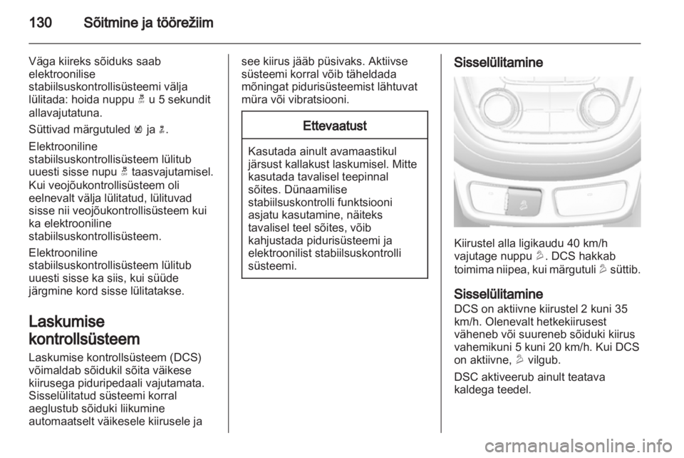 OPEL MOKKA 2013  Omaniku käsiraamat (in Estonian) 