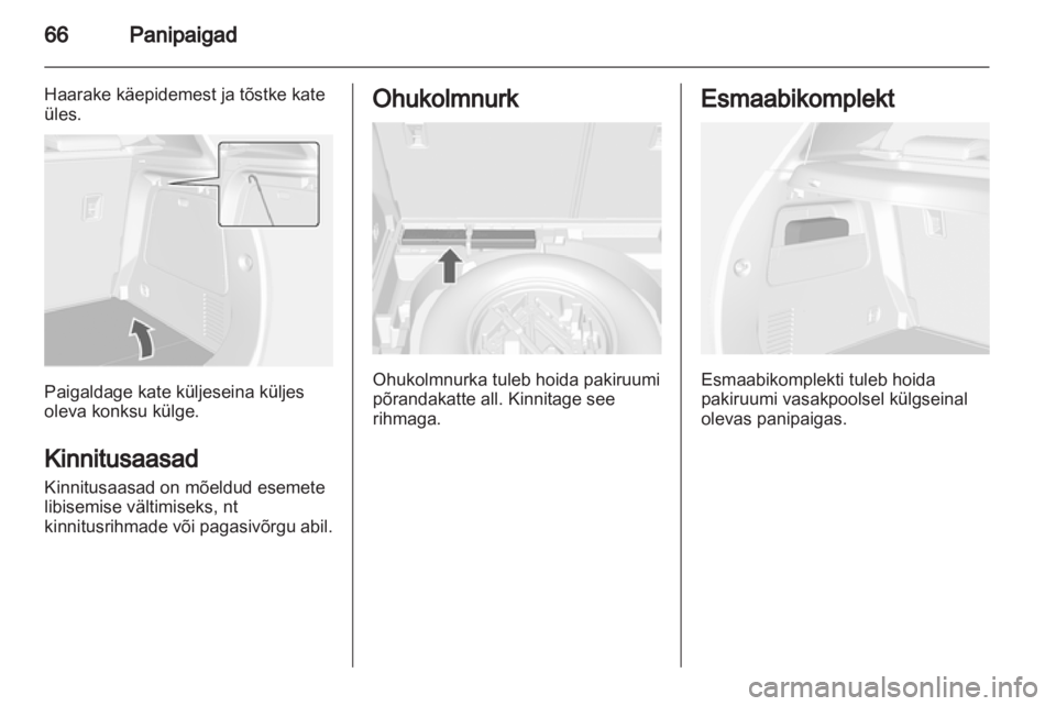 OPEL MOKKA 2013 Omaniku käsiraamat (in Estonian) OPEL MOKKA 2013 Omaniku käsiraamat (in Estonian)