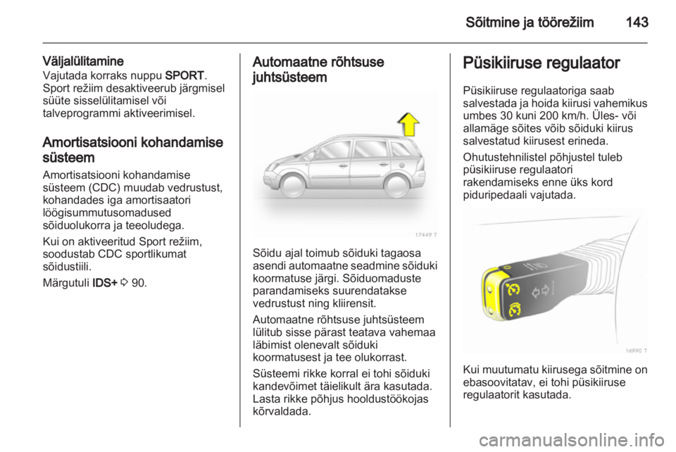 OPEL ZAFIRA 2010.5  Omaniku käsiraamat (in Estonian) 