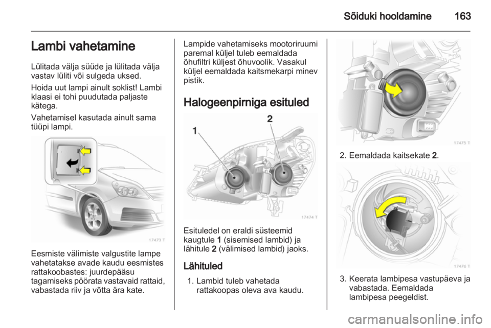 OPEL ZAFIRA 2011  Omaniku käsiraamat (in Estonian) 
